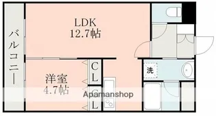 ミリーサ菊陽【1階】の間取り