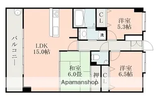 ファーストヴィラ武蔵ヶ丘ルネッサンス【7階】の間取り