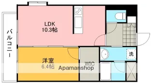 菊陽AKI【3階】の間取り