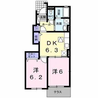 CASA FELICEⅠ【1階】の間取り