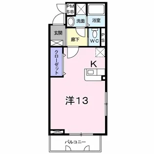 はなみずき・M【2階】の間取り
