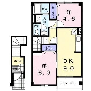 ロイヤルシャトー【2階】の間取り