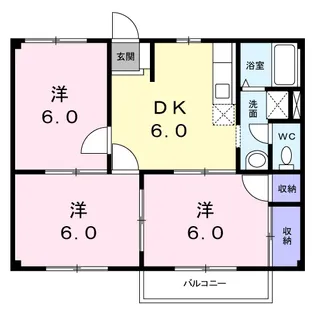 エクセレント【2階】の間取り