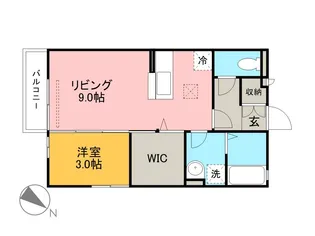 グランモア津久礼【2階】の間取り