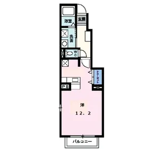 サンライズ憩 Ⅰ【1階】の間取り