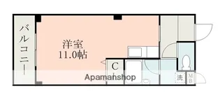 スリーピース【2階】の間取り