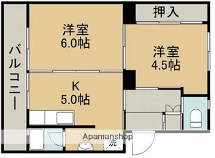ファーストプレイス合志2号棟【4階】の間取り