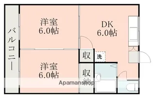 モイセス後藤B【1階】の間取り