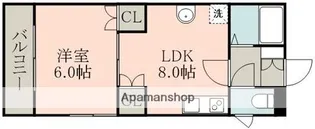 PRENDRE武蔵ケ丘 Ⅱ【1階】の間取り