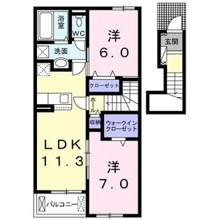 サニー デイズ【2階】の間取り