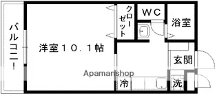リブゼ・フォーチュンⅠ【1階】の間取り