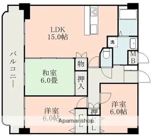 エルムグランデ【3階】の間取り