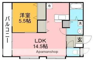 ヴィル リッシュ【3階】の間取り