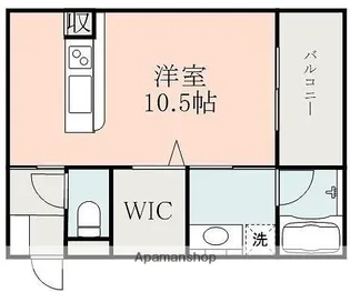 ラ・ポルテ菊陽【1階】の間取り