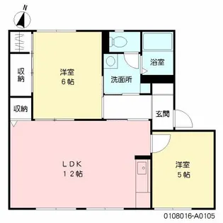 グランドメゾン東【1階】の間取り
