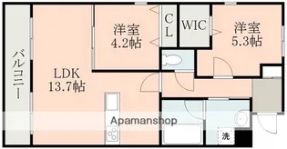 ラ・シック大津グランドヒルズSOUTH【2階】の間取り