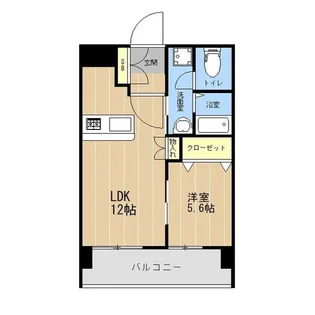 ル・ボヌール【6階】の間取り