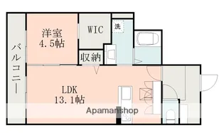 エトワールルージュ B【1階】の間取り
