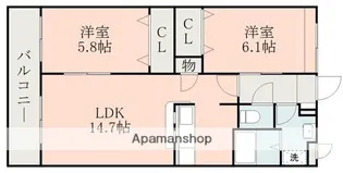 MAJOR大津北【2階】の間取り
