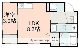 ラ・ポルテ光の森Ⅱ【1階】の間取り