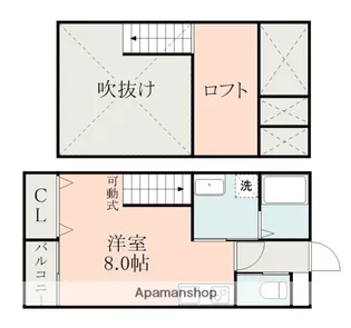 LANDY大津【1階】の間取り