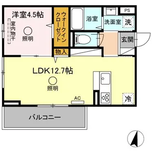 サン ベノア【2階】の間取り