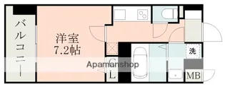 レクシア フラッツ水前寺【8階】の間取り
