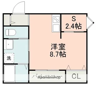 ラヴィ八景水谷【1階】の間取り