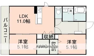 (セキスイ)RIZELL B【2階】の間取り