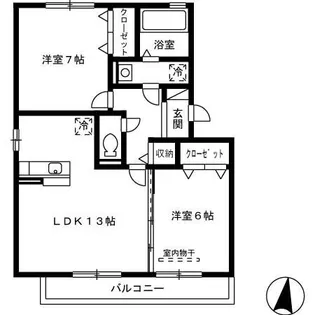 エスペラール【3階】の間取り