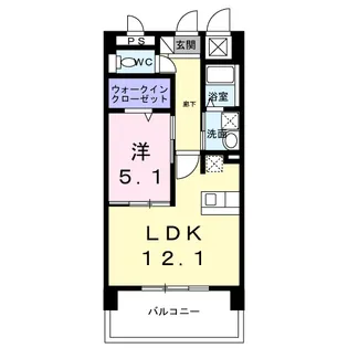M.ETERNAL PLACE【7階】の間取り