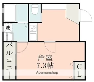 サイエンス吉富【1階】の間取り