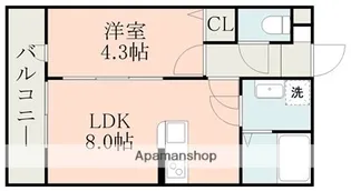 IMAX RESIDENCE大津【1階】の間取り