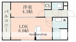 IMAX RESIDENCE大津【2階】の間取り