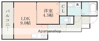 KⅡ A棟【1階】の間取り