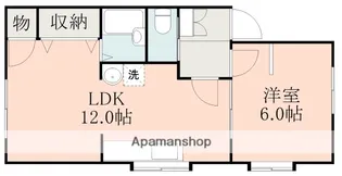 水上ハイツ【1階】の間取り