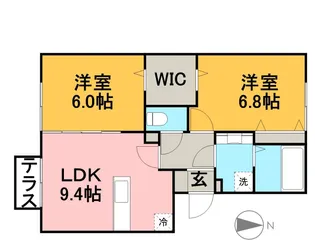 ネオグランデ【303号室】の間取り