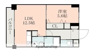 テクノマンション大津【4階】の間取り