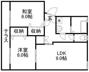 KSコーポ【2階】の間取り