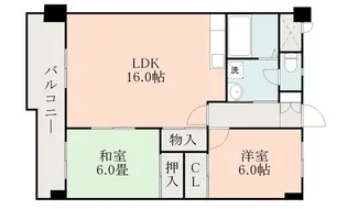 アネシス新地【1階】の間取り
