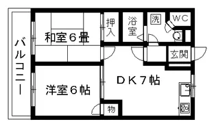 シャルム【1階】の間取り