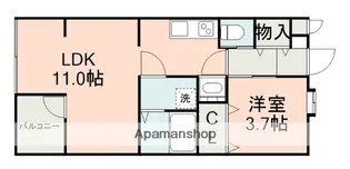 テラーサ弐番館【2階】の間取り