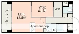アマランツ菊陽【6階】の間取り