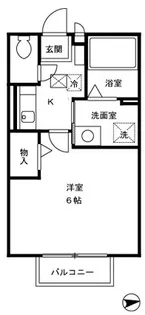 ドリームアーク【2階】の間取り
