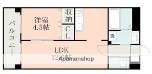 熊本県熊本市北区弓削6丁目【マンション】の間取り