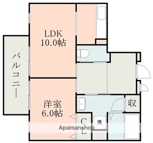 ベル・ピエース【3階】の間取り