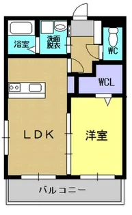 エステート八景水谷【2階】の間取り