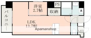 マーカス新屋敷【4階】の間取り