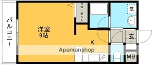 来夢弓削【1階】の間取り