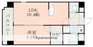 ミリーサ菊陽【7階】の間取り